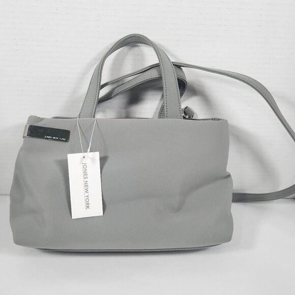 Jones New York Handbags - Jones New York light gray crossbody bag